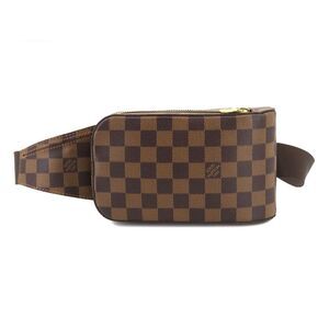 Louis Vuitton Damier Geronimos Body Bag Waist Pouch Ebene Brown